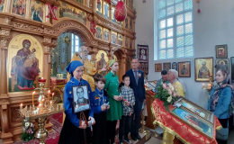 Учащиеся школы посетили Храм Князя Димитрия Донского